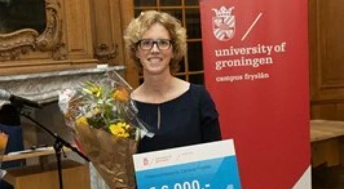 Mirjam gunther met wetenschapsprijs 2021